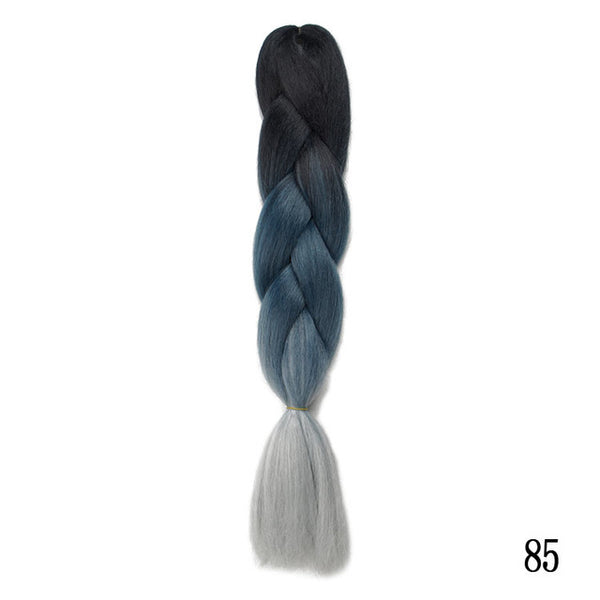 Silky Strands Ombre Kanekalon Jumbo Synthetic Braiding Hair Crochet Blonde Hair Extensions Jumbo Braids Hairstyles