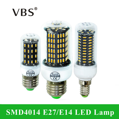 E14 LED E27 LED Corn Lamp 220V 4014SMD LED Corn Bulb light 38 55 78 88 140Leds Chandelier Candle bombillas led Lampada Lighting