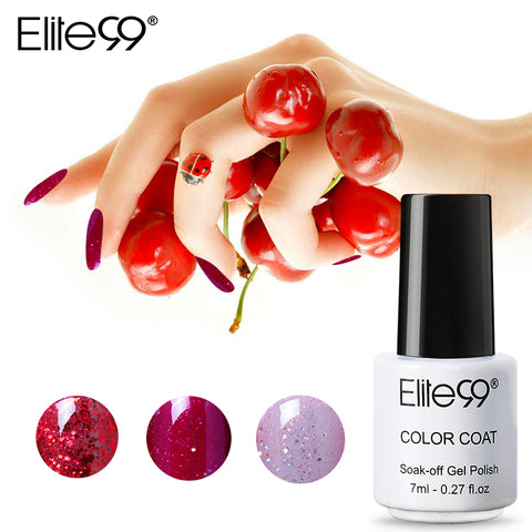 Elite99 Nail Gel Polish UV&LED Candy Color 58 Colors 7ML Long lasting Soak Off Varnish Base Top Coat Nail Polish