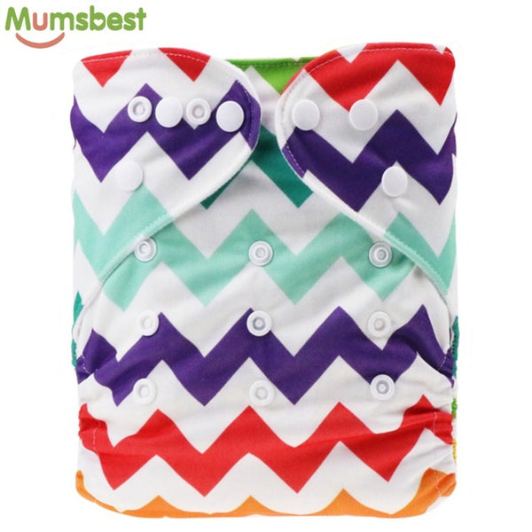 [Mumsbest] New Baby Washable Cloth Diaper Cover Cartoon Animal Adjustable Nappy Reusable Cloth Diapers Available 0-2years 3-13kg