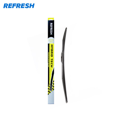Refresh Hybrid Wiper Blade High Performance Fit Hook Arm Cleaning Car Window Glasses - ( Pack of 1 )