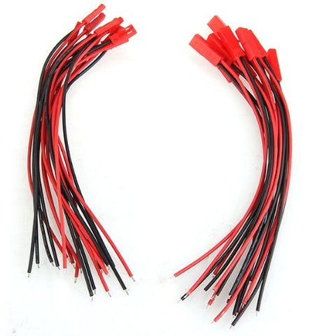IMC Hot 10 Pairs 150mm JST Connector Plug Cable Male+Female for RC Battery
