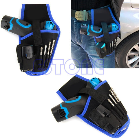 High Quality Portable Cordless drill Holder Holst Tool Pouch For 12v Drill Waist Tool Bag