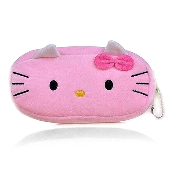 Women Cartoon Hello Kitty Zipper Makeup Bag Girl Cute Cosmetic Bag travel Storage Bags Make Up Wash Beauty Organizer Case