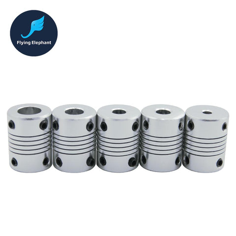 ID3 4 5 6 6.35 7 8 9 10mm D19*L25 Aluminium CNC Stepper Motor Flexible Shaft Coupling Coupler Encoders Engraving Machine