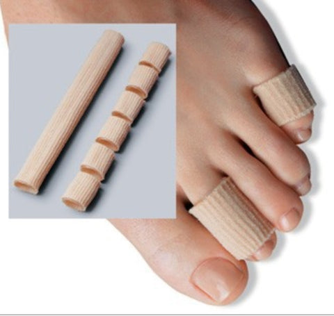 (14CM)Fabric+Gel Tube Cushion Corns and Calluses,Toe Protector,Hallux Valgus Orthopedics,Bunion Guard for Feet Care insoles