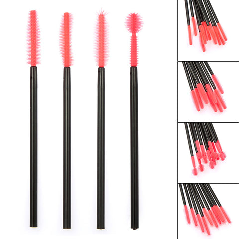 50Pcs Disposable Eyelash Brush Disposable Cosmetic Makeup Mascara Wand Applicator Kit Tools