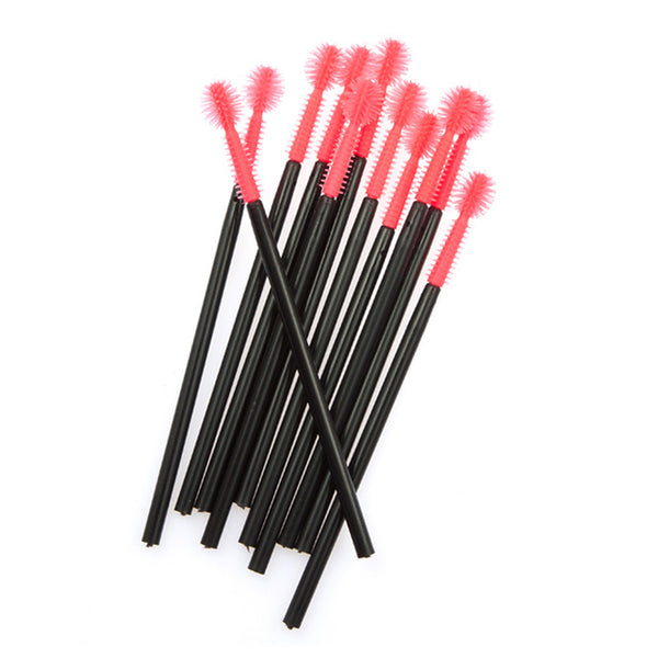 50Pcs Disposable Eyelash Brush Disposable Cosmetic Makeup Mascara Wand Applicator Kit Tools