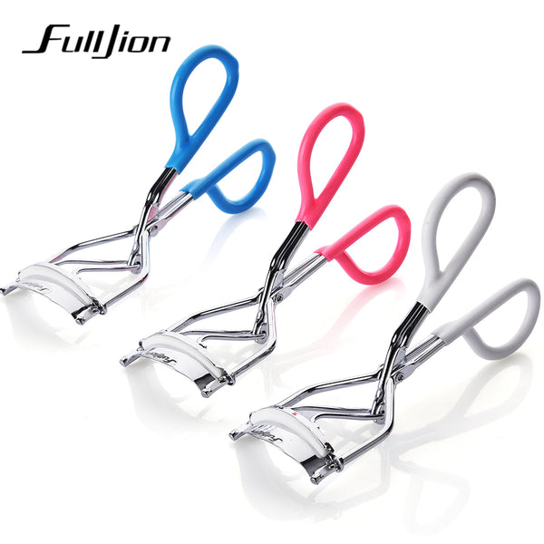 Fulljion 1pcs Women Lady Wonderful Pro Handle Eye Lashes Curling False Eyelashes Curlers Clip Pink Beauty Makeup Tool For Eyes