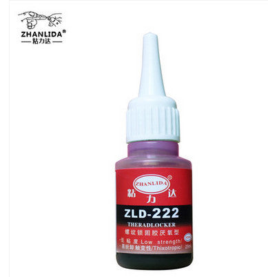 ZLD-222 Anaerobic adhesive Metal screw Lock Screw glue Thread Seal up Anti rust Removable Thixotropy low strength