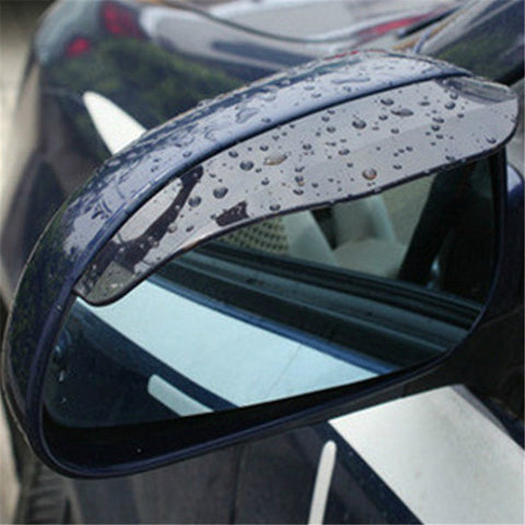 1 Pair Car Rear View Mirror Rain Shade Flexible Anti Rain Guard Sun Shade Cover Auto Weatherstrip Mirror Rearview Car-Styling