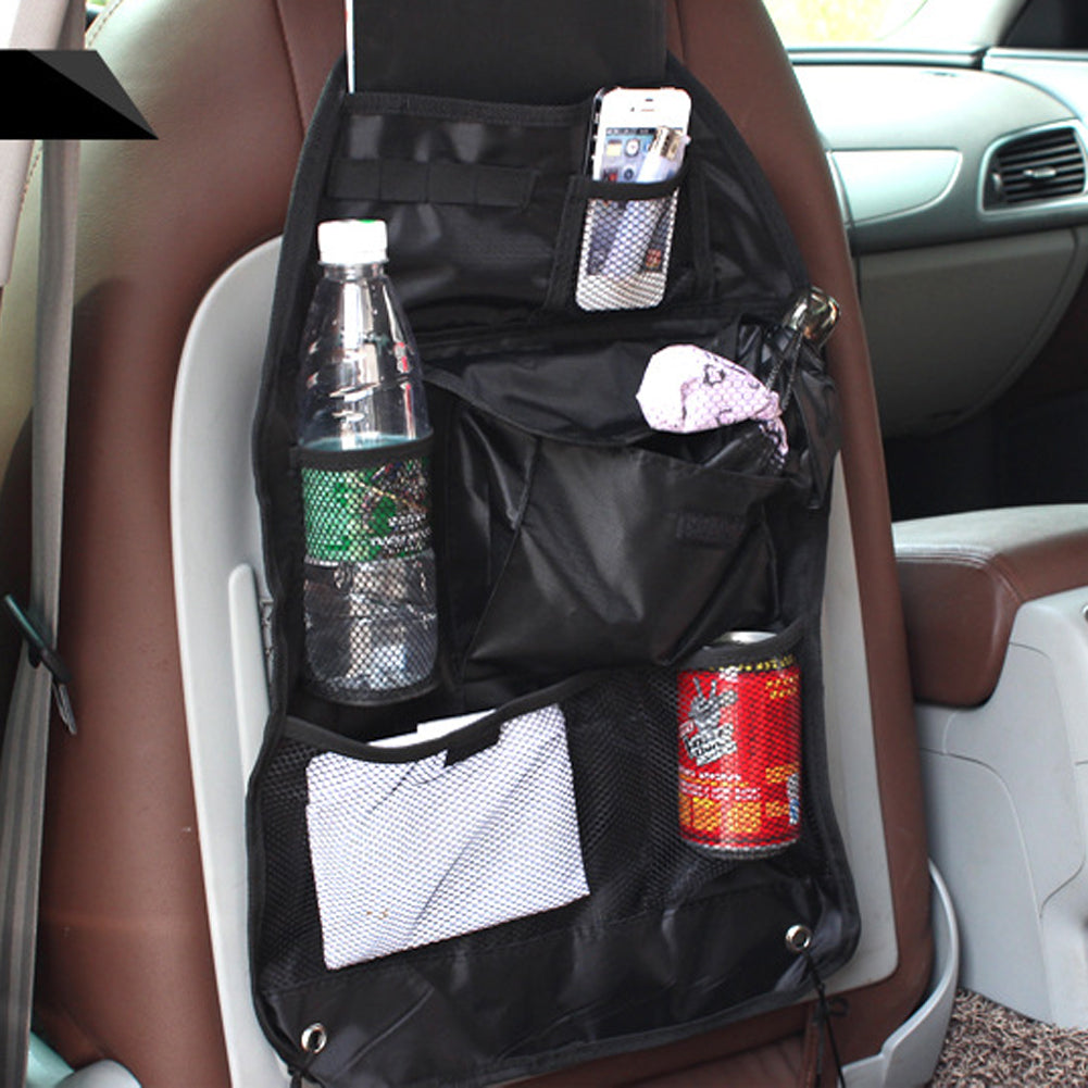 1pcs Car Organizer Seat Bag Storage Multi Pocket Arrangement Bag Back Seat Chair Car Styling Backseat Cover Organiser Back Seat