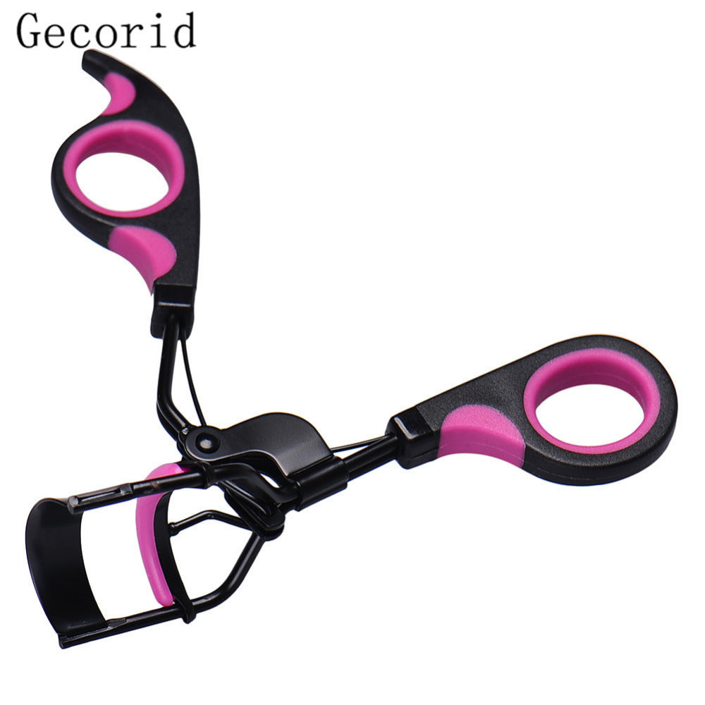 High Quality Handle Curl Eye Lash Curler Eyelash Cosmetic Makeup Eyelash Curler Curling Lashes Tools With Pink Refill Pad