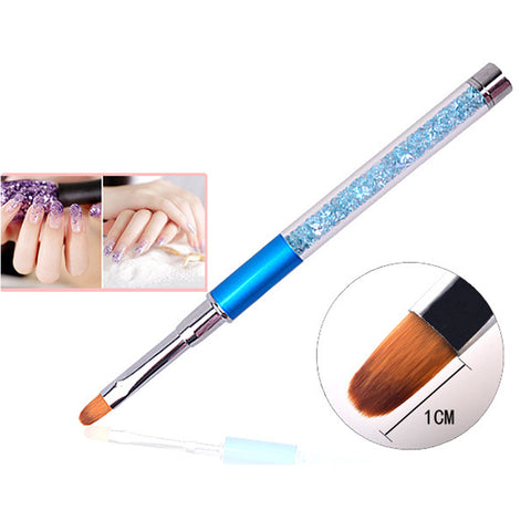 Professional Multi-Function Crystal Acrylic Nail Art Painting Brush UV Gel Painting Drawing Manicure Tips Design Brush Pen Tools
