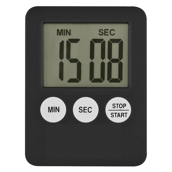 Fashion Simple Super Thin  LCD Digital Screen Kitchen Timer Square Cooking Timer    Count Up Countdown Alarm with Magnet