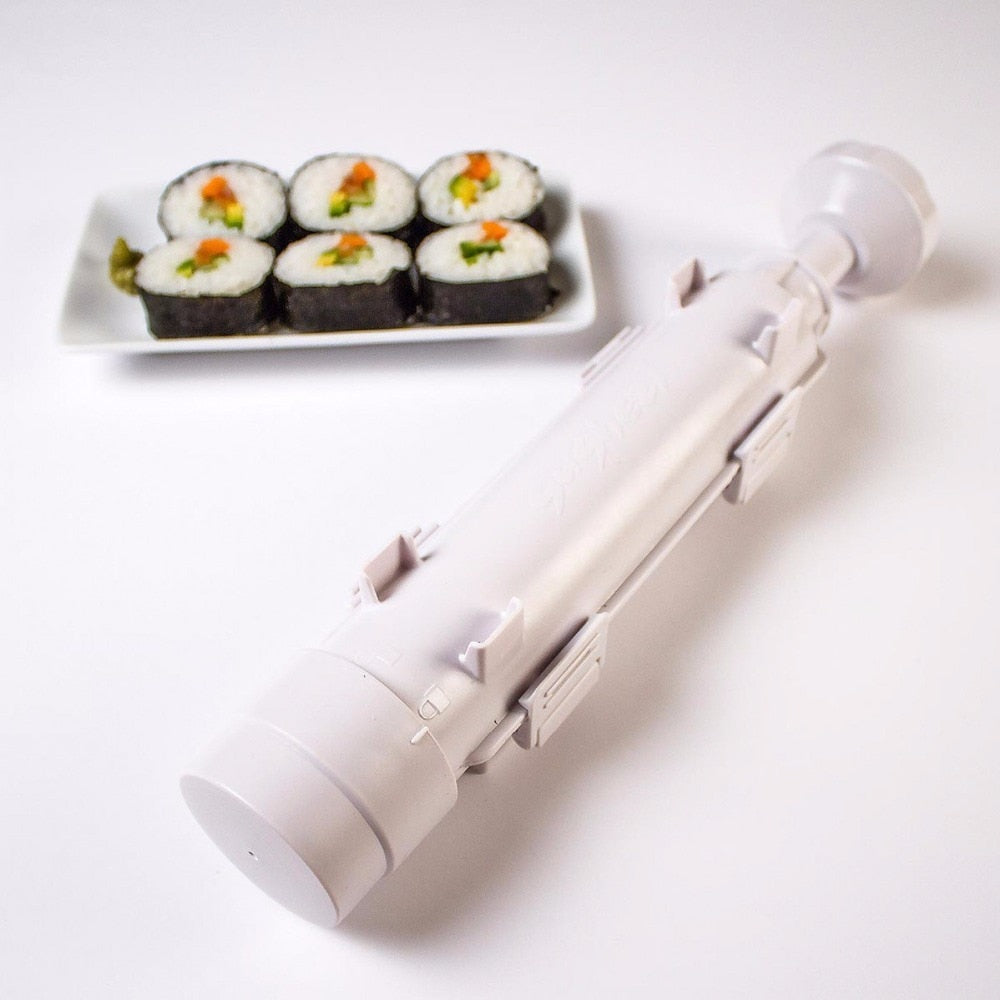 URED Professional Super Space Sushi Bazooka ，Upgrade Sushi Roller Mold Food  Grade Plastic， Sushi Maker Rice Vegetable Meat Diy Sushi Making Kit