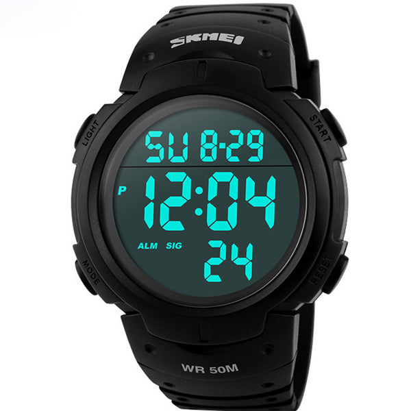 Skmei Luxury Brand Mens Sports Watches Dive 50m Digital LED Military Watch Men Fashion Casual Electronics Wristwatches Hot Clock