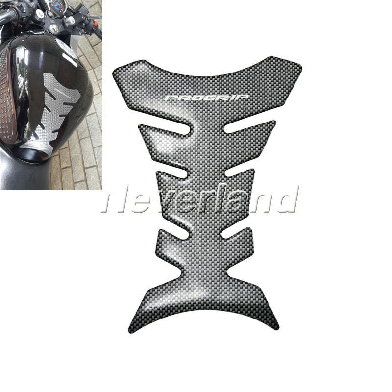 1pcs Carbon Fiber Tank Pad Tankpad Protector Sticker For Motorcycle Universal Fishbone Freeshipping D05