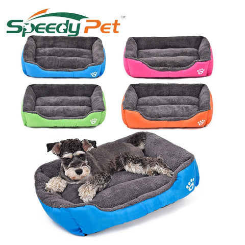 Pet Dog Bed Warming Dog House Soft Material Pet Nest Candy Colored Dog Fall and Winter Warm Nest Kennel For Cat Puppy 5 Colors