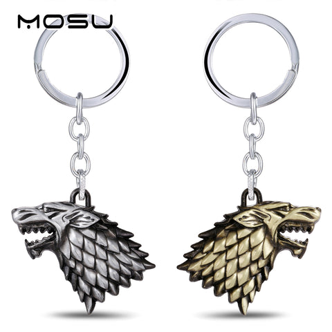 Game of thrones Keychain House Stark Key Chain Song Of Ice And Fire Key Rings Holder Souvenir For Gift Chaveiro Men Jewelry