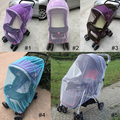 150cm summer Baby Stroller Pushchair Mosquito Net Insect Shield  Safe Infants Protection Mesh Stroller Accessories