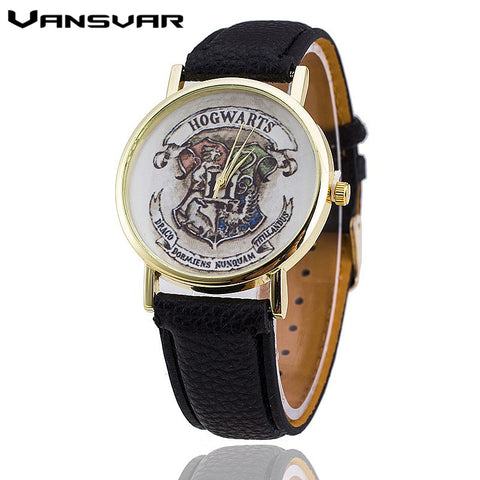 Vansvar Brand HOGWARTS Magic School Watches Fashion Women Wristwatch Casual Luxury Quartz Watches Relogio Feminino 1544