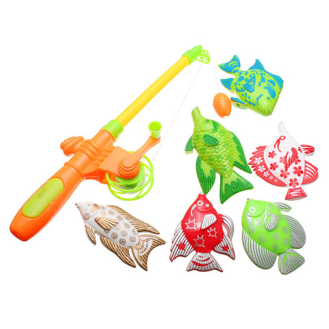 Magnetic Fishing Toy With 6 fish And a Fishing Rods Outdoor Fun & Sports Fish Toy Gift for Baby/Kids