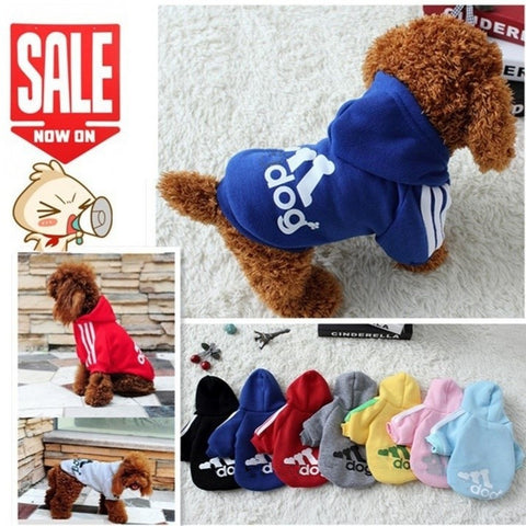 New Autumn Winter Pet Products Dog Clothes Pets Coats Soft Cotton Puppy Dog Clothes Clothes For Dog 7 colors XS-4XL
