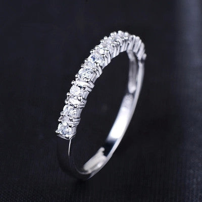 Lose money promotion wholesale romantic forever love super shiny zircon 30% percent silver plated ladies`finger rings