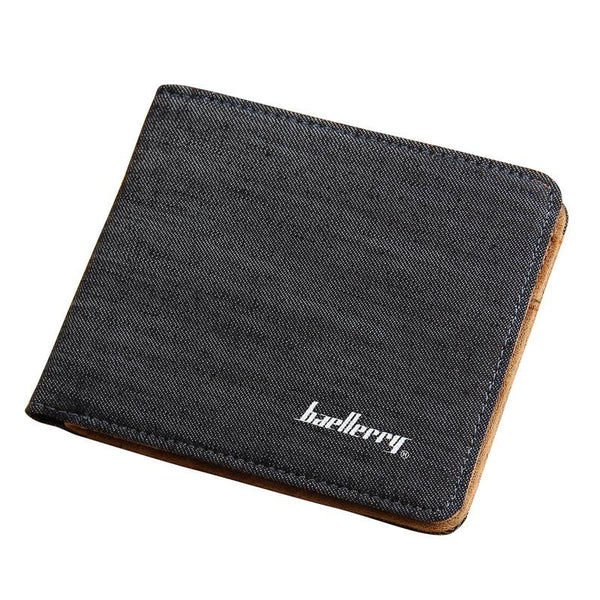 Hot Sale Fashion Men Wallets Quality Soft Linen Design Wallet Casual Short Style 3 Colors Credit Card Holder Purse Free Shipping