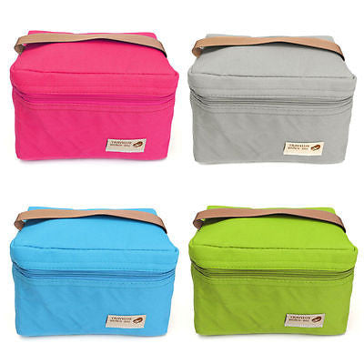 Thermal Cooler Insulated Lunch Box Storage Picnic Bag Portable Travel Tote Pouch