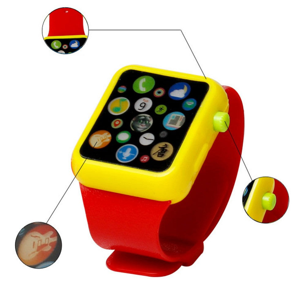 Kids Children Smart Watch Early Education 3D Touch Screen Music  Smart Watch Learning Machine ABS Wristwatch Toy