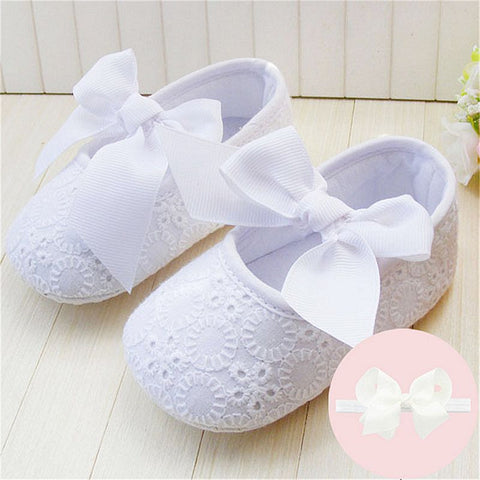 Spring Soft Sole Girl Baby Shoes Cotton First Walkers Fashion Baby Girl Shoes Butterfly-knot First Sole Kids Shoes