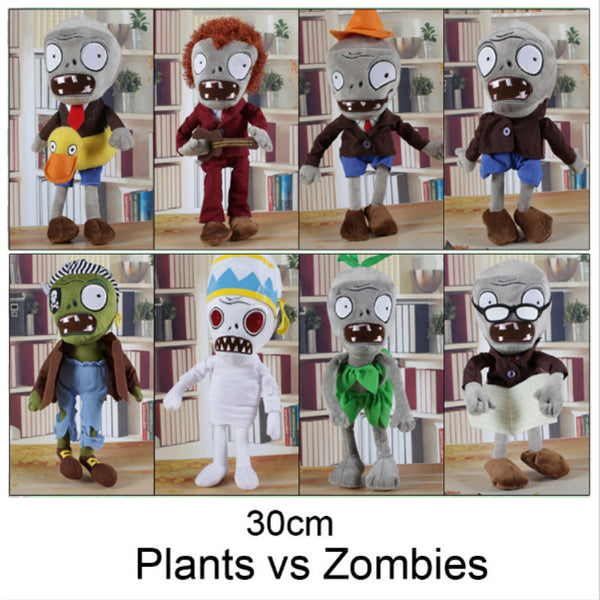 NEW ARRIVAL 30CM 12'' Plants vs Zombies Soft Plush Toy Doll Game Figure Statue Baby Toy for Children Gifts HT3031