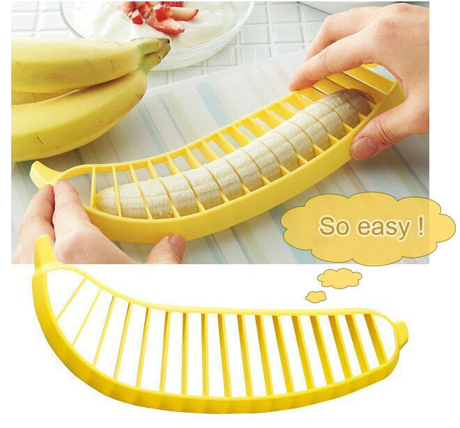 kitchen gadgets Banana Slicer Cutter /fruit vegetable tools Kitchen accessories Cooking Tools