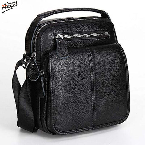 Fashion Genuine Leather Men's Messenger Bags Man Portfolio Office Bag Quality Travel Shoulder Handbag for Man 2016 Dollar Price