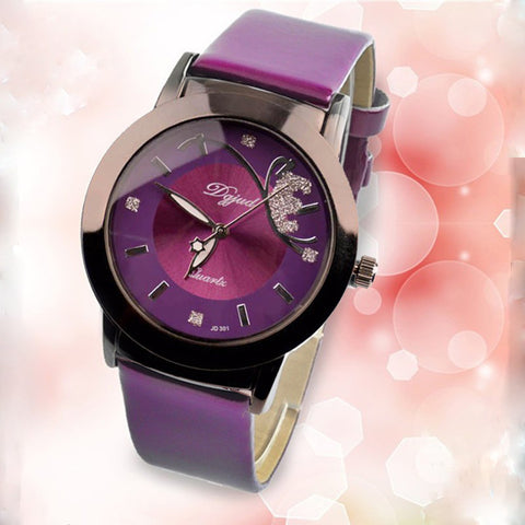 Relogio Feminino Quartz Watch Fashion Watch Women Luxury Brand DGJUD Leather Strap Watches Ladies Wristwatch Relojes Mujer 2016