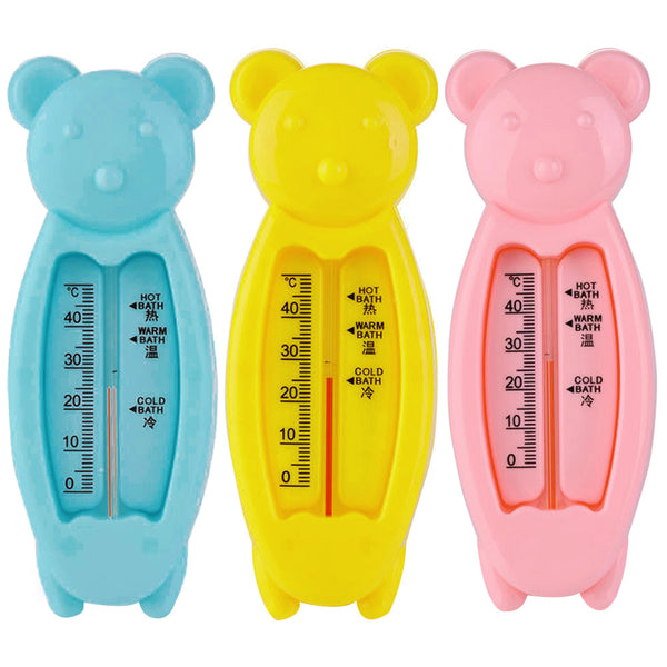 New Floating Lovely Bear Baby Water Thermometer Float Baby Bath Toy Thermometer Tub Water Sensor Thermometer FCI#
