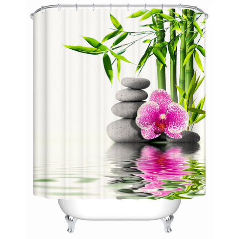 Chinese style Shower Curtains Bathroom Curtain Quality Practical Household Items Waterproof Shower Curtain Y-017