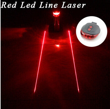 Tail light (5LED+2Laser) Cycling Safety warning Bicycle Rear Lamp Bike Laser Tail bike Light Bicicleta Caution TL0218