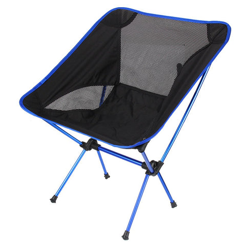 Super-light Breathable Backrest Folding Chair Portable Beach Sunbath Picnic Barbecue Camping  Fishing Stool Load Bearing 150 kg