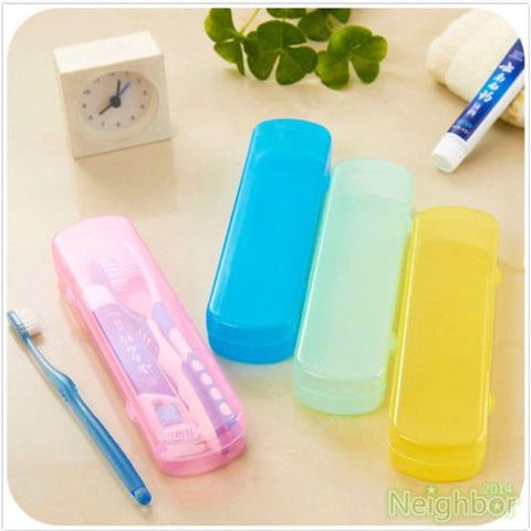 Good Useful Travel Portable Toothbrush Toothpaste Storage Box Cover Protect Case