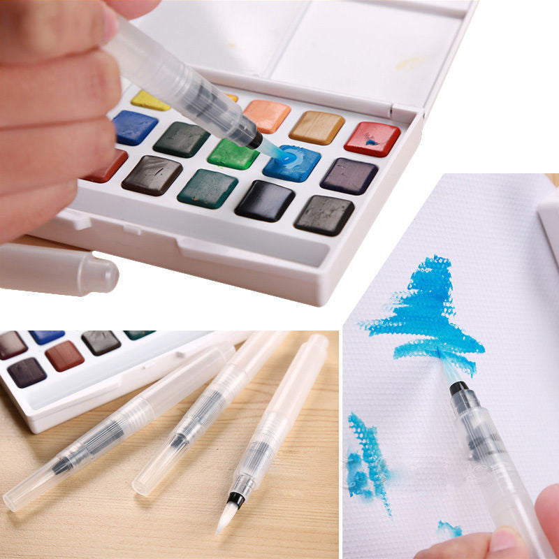 Soft Brush Pen Ink Water Color Calligraphy for Beginner Painting Reusable S M L
