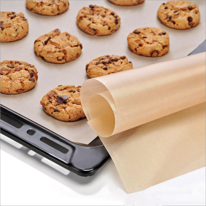 60*40cm Heat Resistance Baking Tarpaulin Teflon Non-stick Mat Microwave Oven Cooking Pad Sheet Kitchen Bakeware