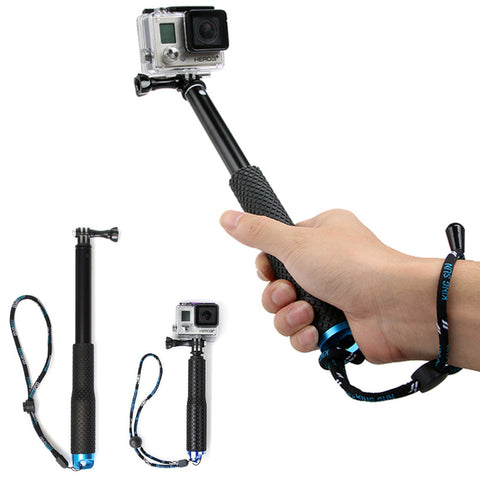 36 inch For SP POV Pole Extendable Self Selfie Stick Handheld Monopod Dive Since for Gopro Hero 5 4 3+ 3 2 sj4000 Sport Camera