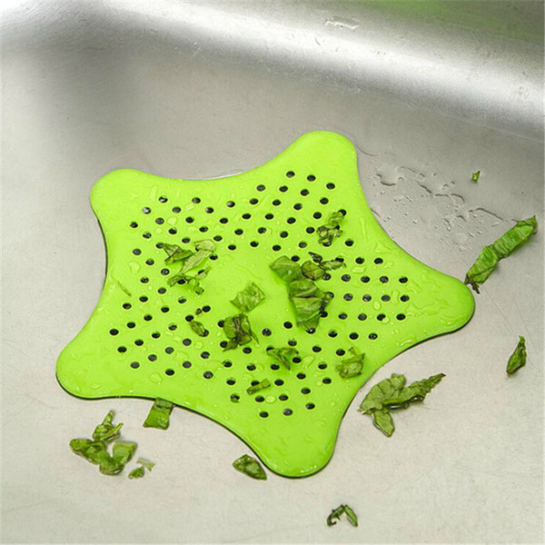 1PCS Colorful Silicone Suckers Bathroom Sink Accessories For Bathroom Sucker Sink Filter Sewer Hair Colanders Strainers Filter