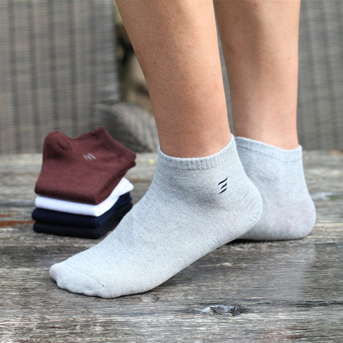 Brand Men's Socks Spring Summer 100% Cotton Boat Socks Man Casual Ankle Socks Male Fashion Low Socks 6pairs/lot