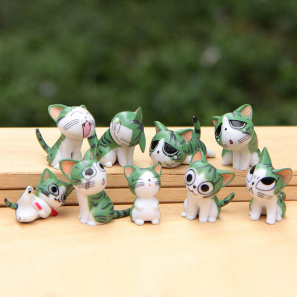 9pcs/set  Chi's Sweet Home Cat Cats Figures Animal Decoration Action Figures Collection Model Toys 3-4cm