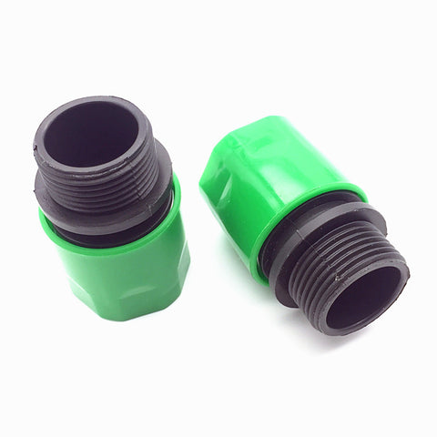 2 pcs garden Quick Connectors Irrigation Hose Connect Couping Pipe With G3 / 4 Supply Garden Male Thread Connector Watering