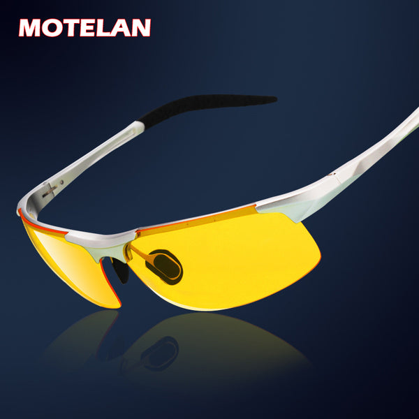 Hot Sale men's aluminum-magnesium car drivers night vision goggles anti-glare polarizer sunglasses Polarized Driving Glasses